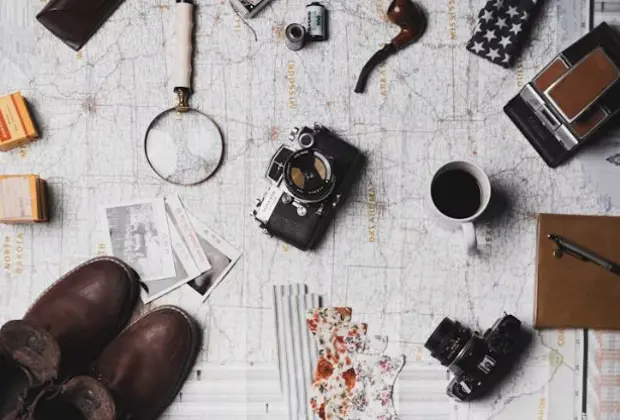 Placeholder Camera And Map From Above